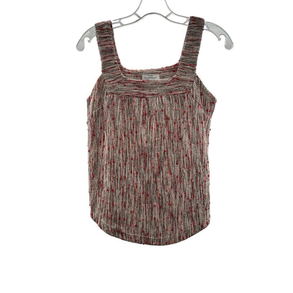 Lucky Brand Women's Square Neck Marled Tank Top Multicolor Size XS